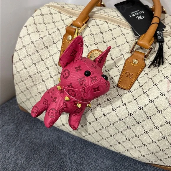 Chic Pink Dog Key Holder - Picture 4 of 6